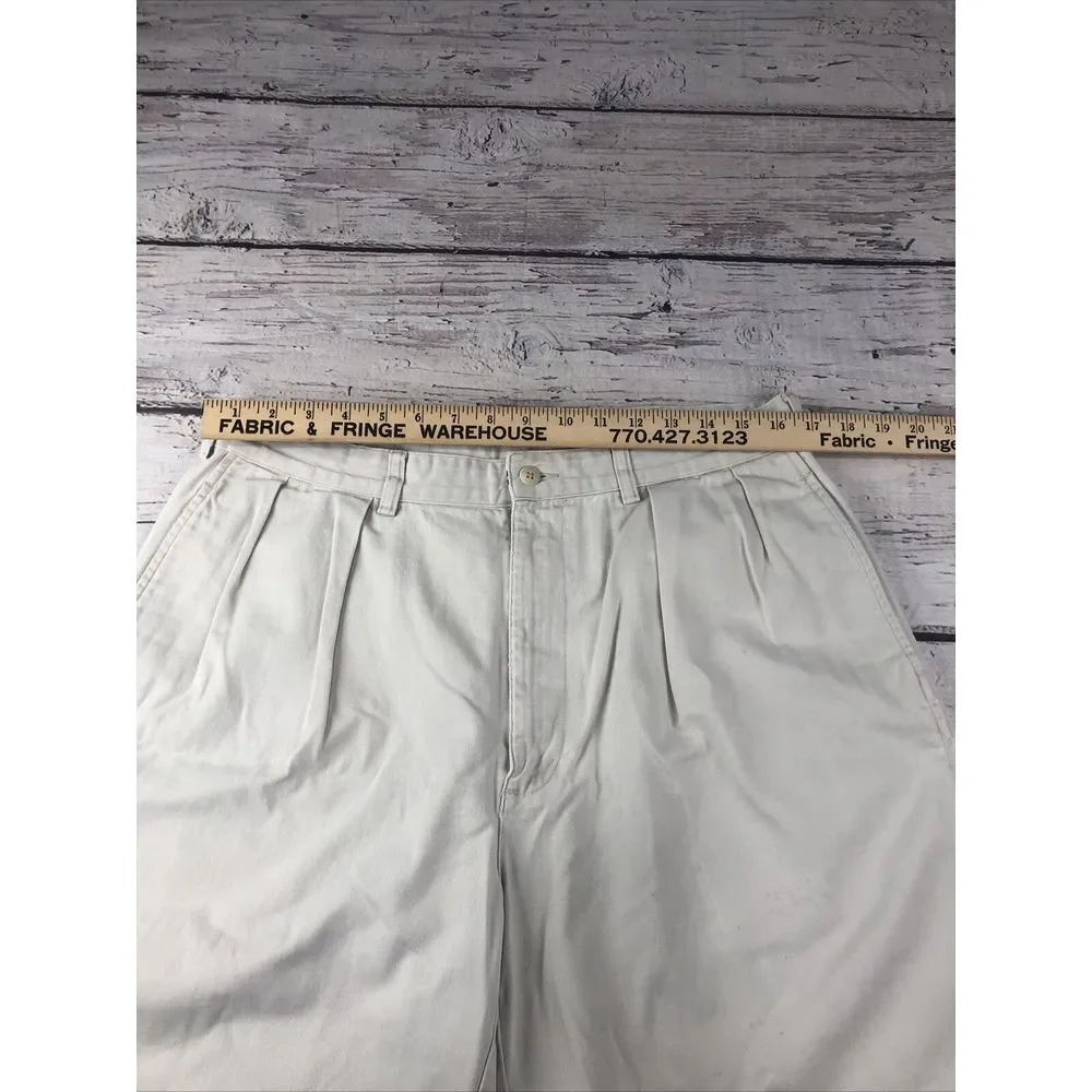 Ralph Lauren Polo Golf Mens 34 Tan Pleated Front Pockets Fairway Shorts‎ Classic - Picture 5 of 11